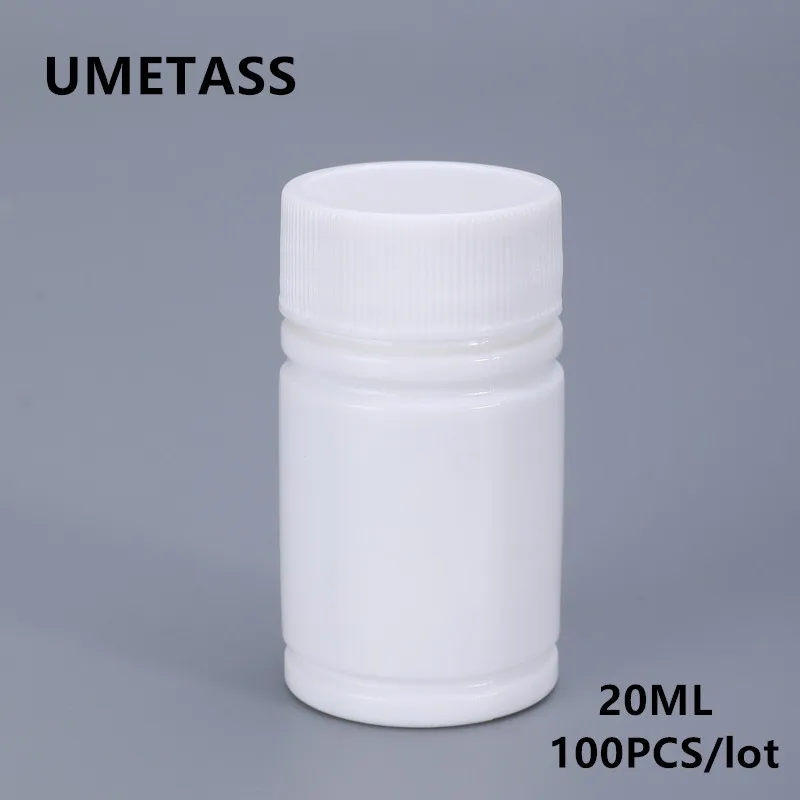 UMETASS 20 мл медицинские Таблеточные капсулы бутылка белый твердый медицинский