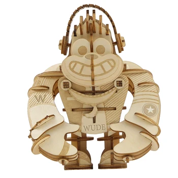 

Creative Home Decor 3D Wooden Puzzle Model Ornaments DIY Assembly Gift Toy For Children - Music Gorilla