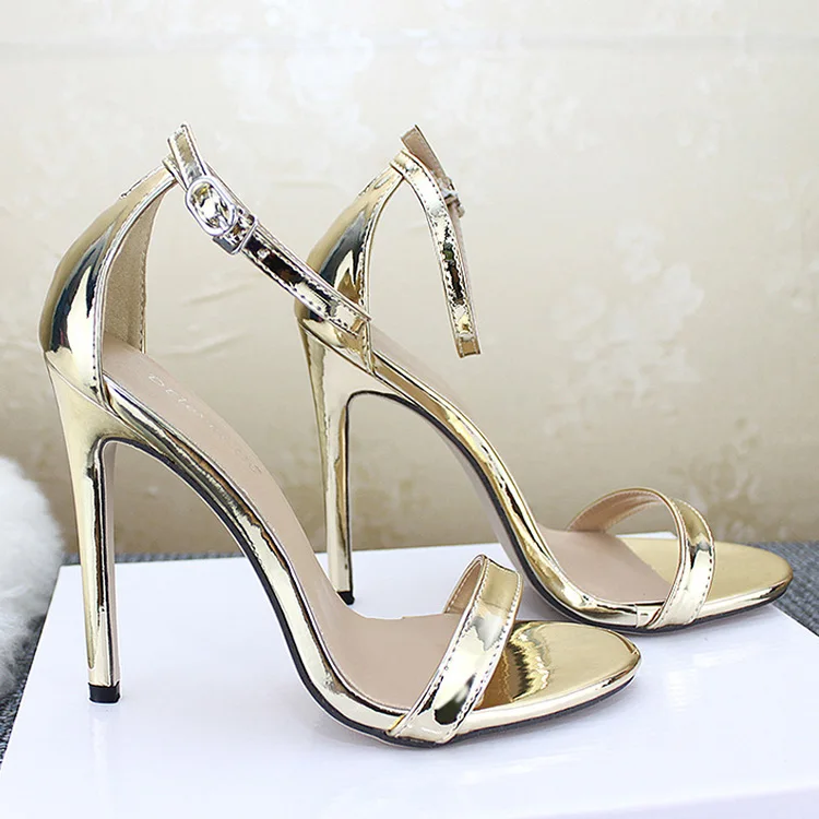 Женские Босоножки на каблуке; женские туфли-лодочки высокого качества; женская обувь на шпильке; пикантная Свадебная обувь на высоком каблуке; цвет золотой, серебряный; большие размеры 43