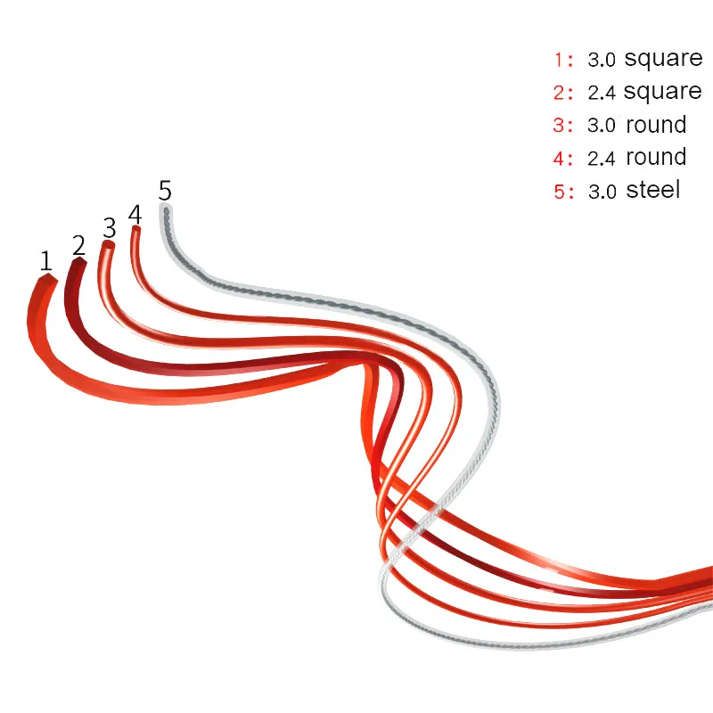2.4mm/2.7mm/3mm 450g 나일론 트리머 라인 잔디 커터 로프 트리머 롤 코드 와이어 문자열 스트리머 교체 라운드/스퀘어