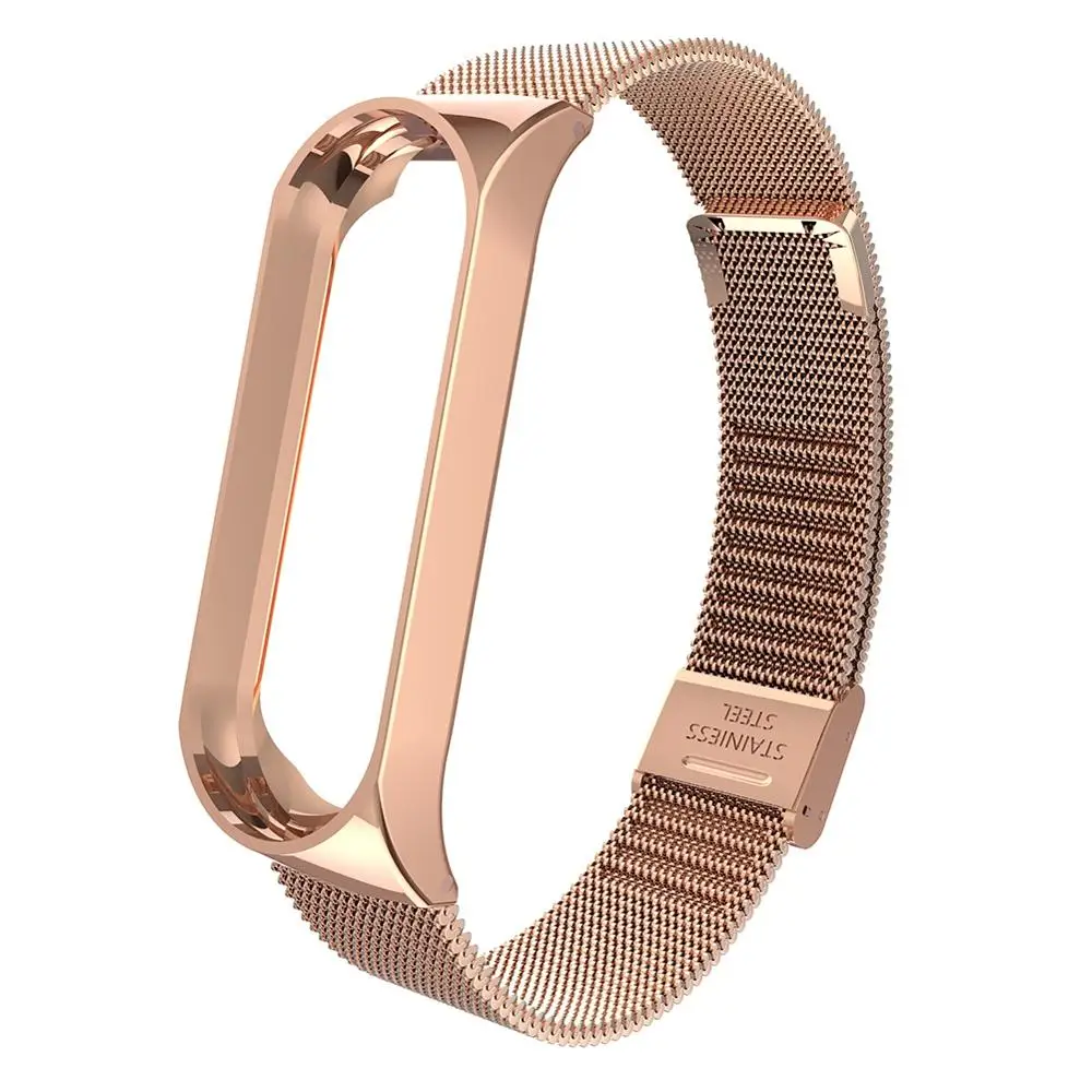 

2019 Newly Smart Wrist Band Smart Watch Band Replacement Stainless Steel Wrist Straps For Mi Band 4 colorful
