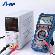 A-BF mini interruptor de laboratório ajustável fonte alimentação 3/4 dígitos display led alta precisão 30v 10a tensão regulador fonte alimentação