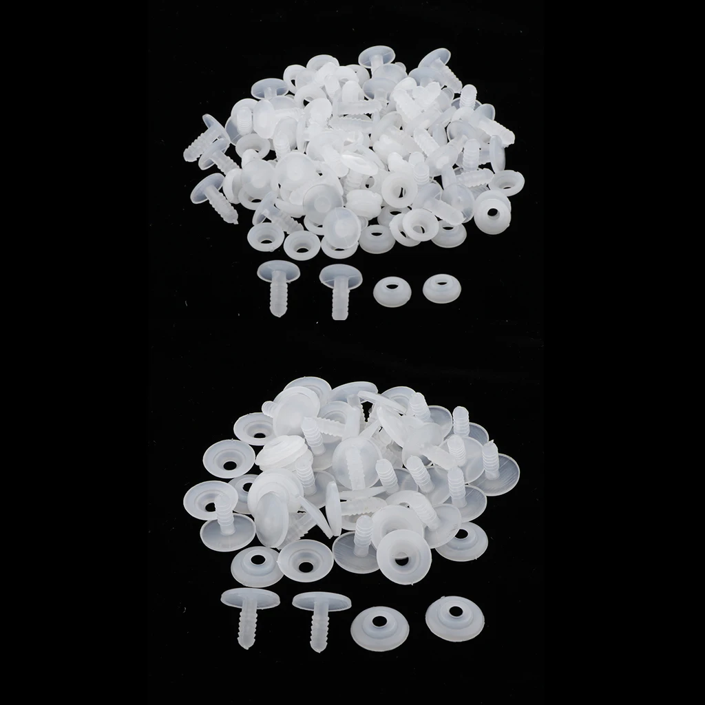 20/30sets White Plastic Toy Joints For Dolls/Teddy/Animal Making DIY Crafts