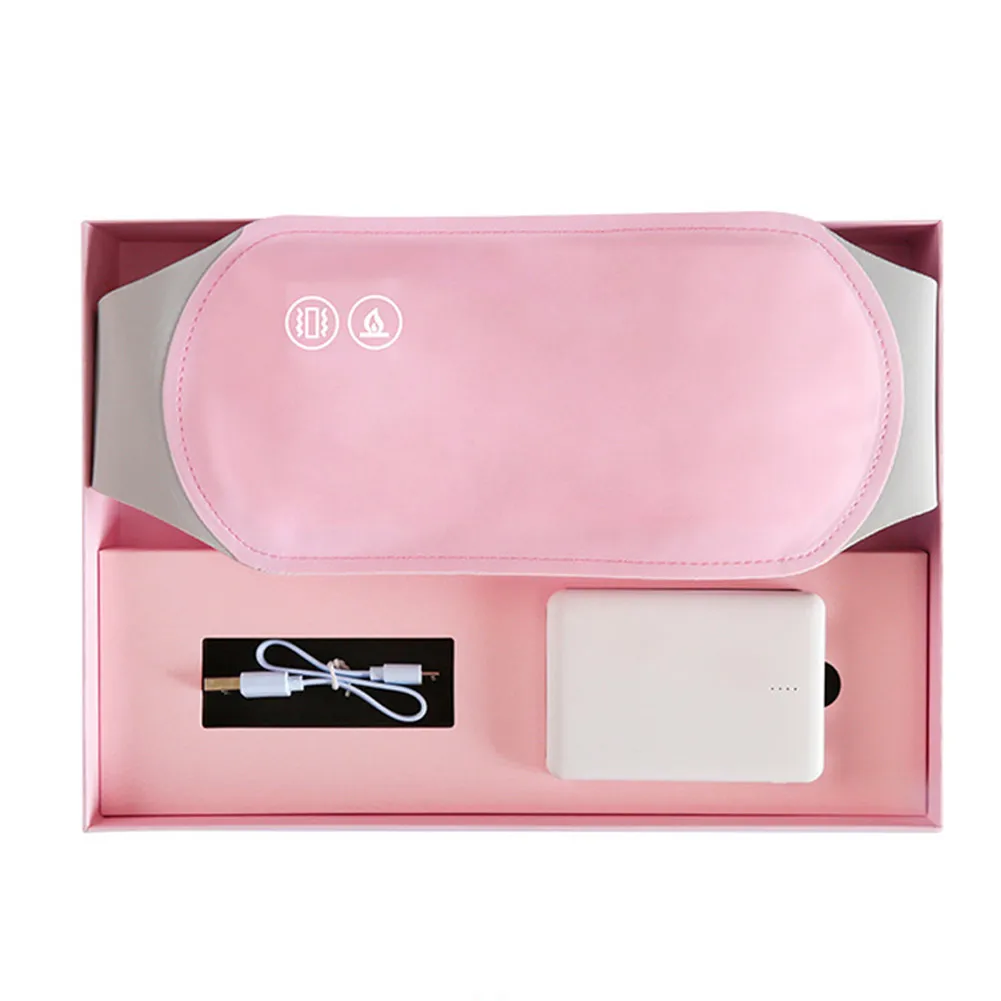 Pink Mobile power vi Подогреваемый теплый пояс для матки Графен USB нагревательные ремни согревающие менструации Теплее Пояс для живота M2 - Цвет: Pink Mobile power vi