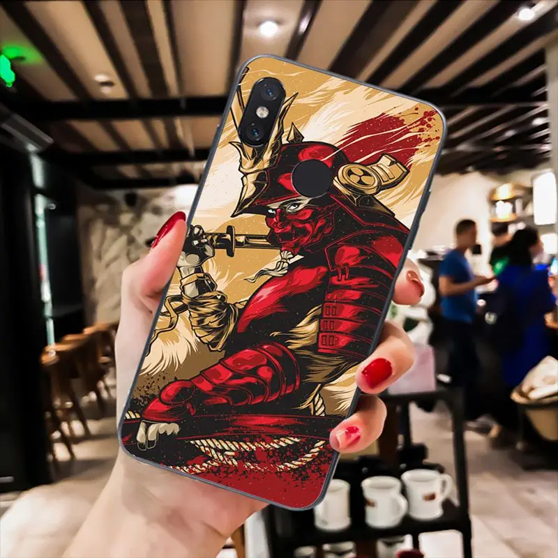 Japanese samurai oni mask