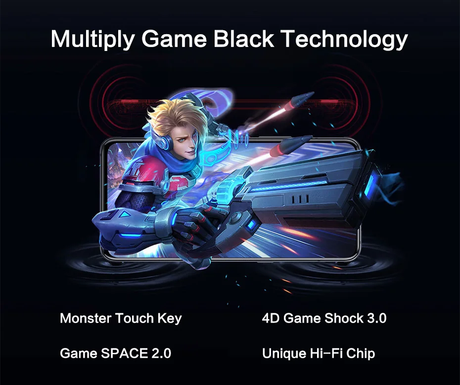 IQOOPro мобильный телефон NFC Snapdragon 855Plus 4500 мАч большой аккумулятор 44 Вт SuperCharge Samurai Черный 4D игровой смартфон