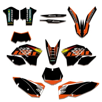 

SX SXF 07-10 EXC EXCF XCF 08-11 Motocross Team Background Decal Sticker Kit For KTM SX SX-F EXC EXC-F XC-F 2008 2009 2010