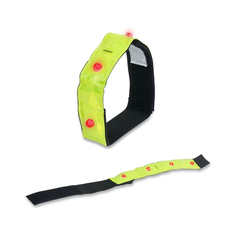 

Sport Arm Light Band Reflective LED Light Arm Armband Strap Safety Belt For Night Running Cycling Running Led Light Dropshipping