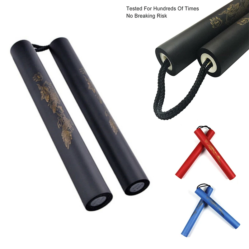 Martial Arts Foam Nunchucks Kids Rope Chains Plastic Nunchaku Child