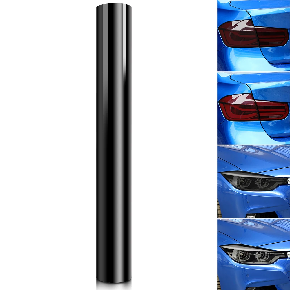Автомобильный тинт для передней фары наклейка bmw e46 e90 e39 peugeot 206 307 volkswagen passat b6 ford focus