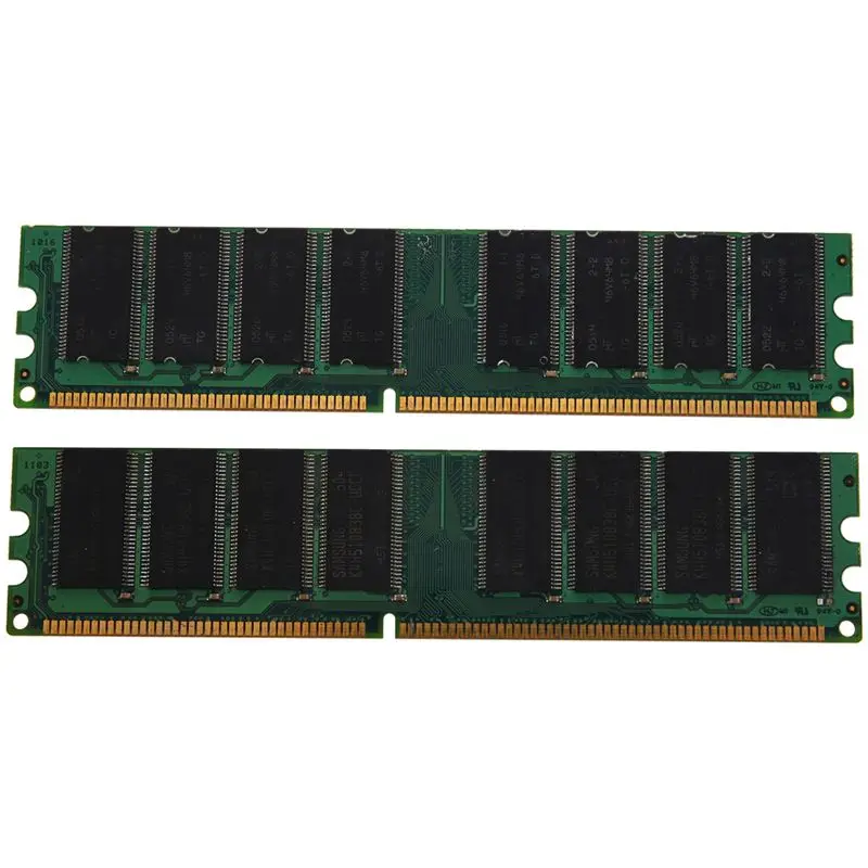 2x1GB PC3200 non-ECC DDR 400MHz Память высокой плотности 184-pin DIMM ram