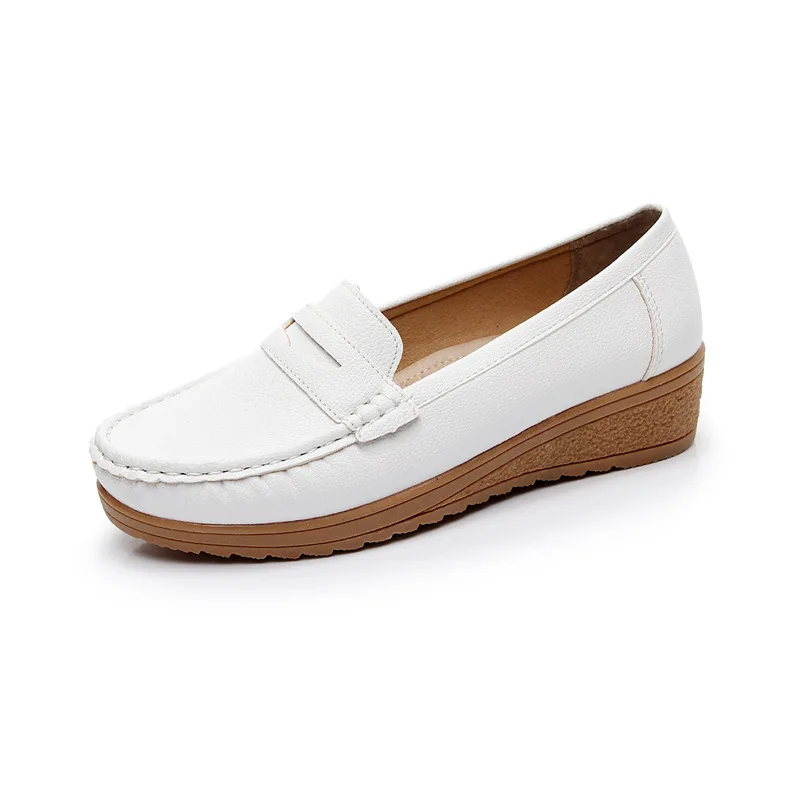 

Nurse Shoes Female Spring Summer 2019 New Style Korean-style Flat Slanted Heel Soft-Sole Maternity Shoes Shoes Mom Shoes Moccosi