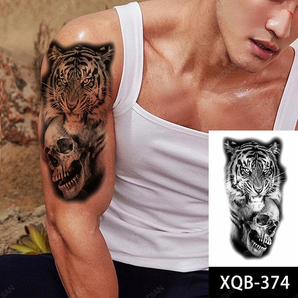 The elusive tiger skull: a skiger, by... - Intenze Tattoo Ink | Facebook