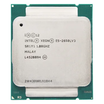 INTEL XEON E5-2650LV3  E5 2650L V3 E5 2650LV3 E5-2650L V3 1.8GHz 12-Core LGA2011-3 For X99 motherboard 1