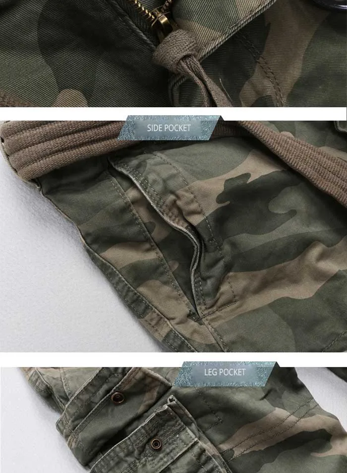 casuais estilo militar do exército camo calças