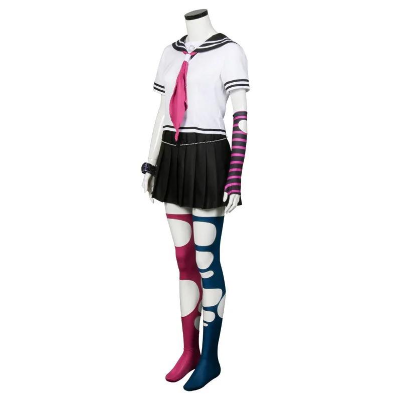 Anime Super Neimeng Dangan Ronpa 2 Danganronpa Ibuki Mioda Cosplay Dress Wig Women Jk School Un - Foto 3