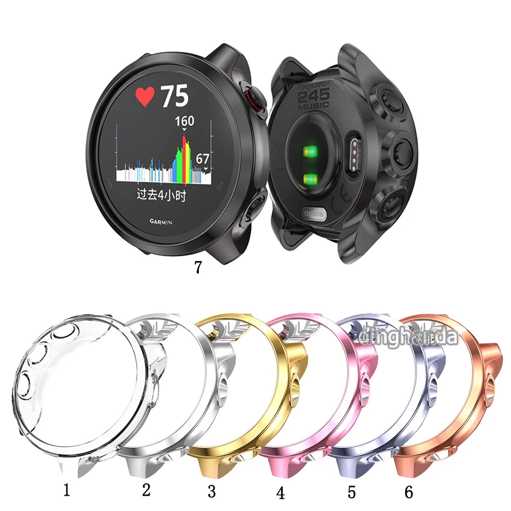 

TPU Protector Case Cover for Garmin Forerunner 245 245 Music