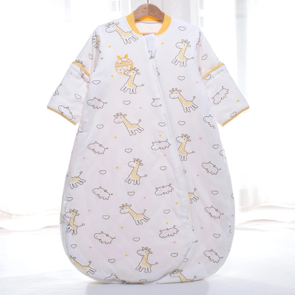 Детский спальный мешок с длинным рукавом для новорожденных, спальный мешок 72*40 см комбинезон-Пижама для младенцев 0-12 месяцев для
