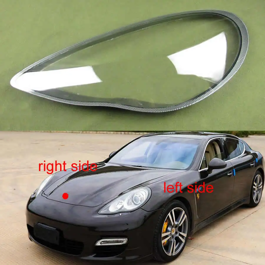 Прозрачная крышка для фар Porsche Panamera 2010-2013 абажур линзы с серебристыми и серыми