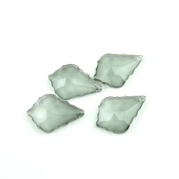 

Lighting Decoration Parts 38mm-76mm Black Grey Crystal Maple Leaf Chandelier Hanging Pendants Crystal Lamp Curtain Accessories