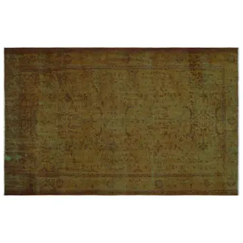 

Handmade Brown Vintage Overdyed Turkish Area Rug 176x276 Cm-5'9''X9'1''