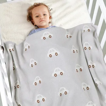 

Facejoyous Baby Blanket Knitted For Boys Girls Stroller Bedding Covers Accessories Sleepsack Newborn Infant Swaddle Wrap 100*80