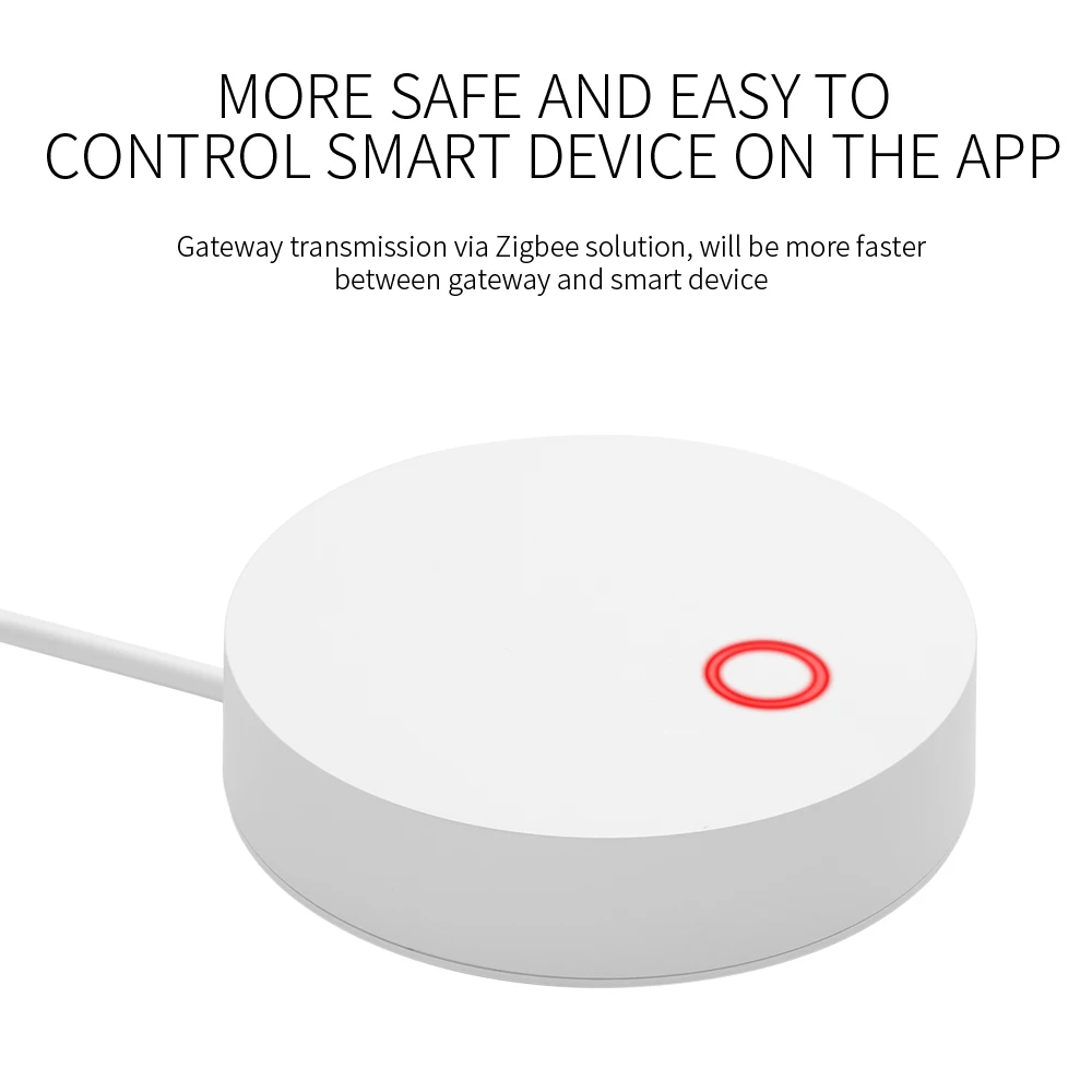 Remoto sem Fio Trabalho com Inteligente Original Tuya Zigbee Gateway Casa Inteligente Ponte Vida Aplicativo Controle Sensor Hub 4 High Quality Eletrônicos