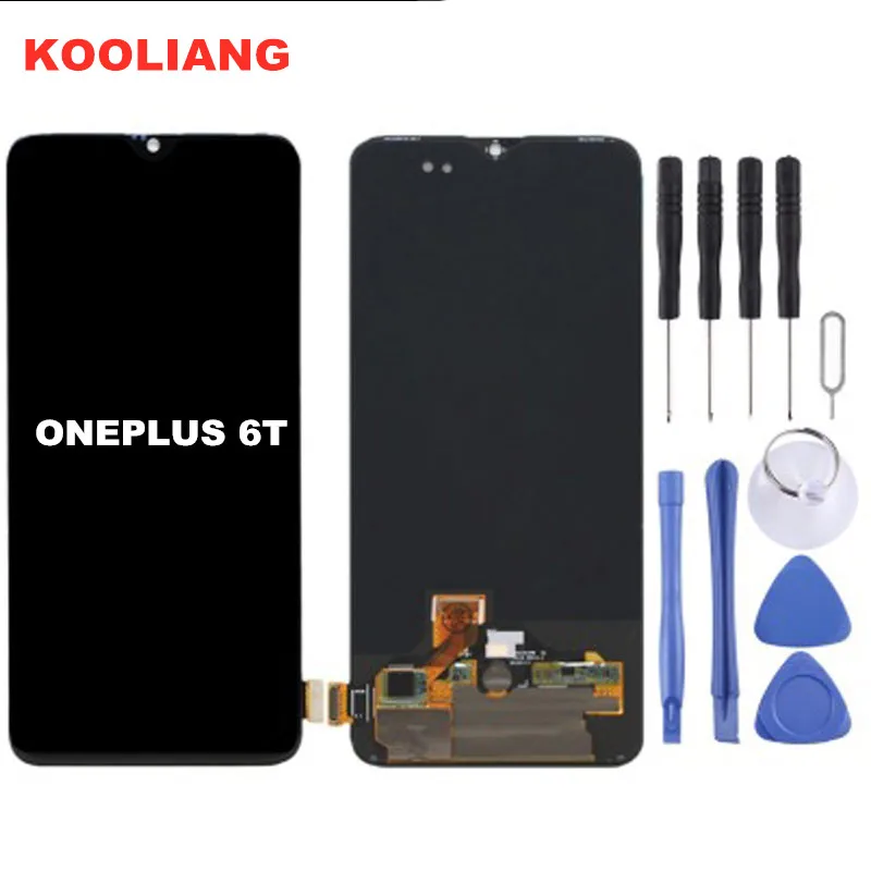 

Super AMOLED Original LCD Display For Oneplus 6T LCD For One plus 6T LCD For One plus 6T LCD Screen Touch Digitizer Assembly