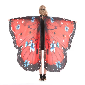 

Halloween Butterfly Wings For Ladies Butterfly Shawl Fairy Ladies Cape Halloween Costume Accessory