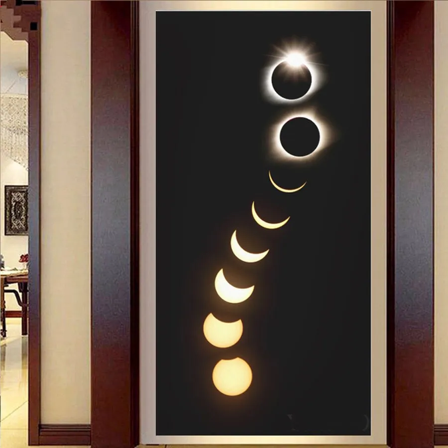 Big Size 5d Diamond Embroidery Eclipse of The Moon scenery Picture Of Rhinestone DIY Diamond Painting Cross Stitch Home decor_副本