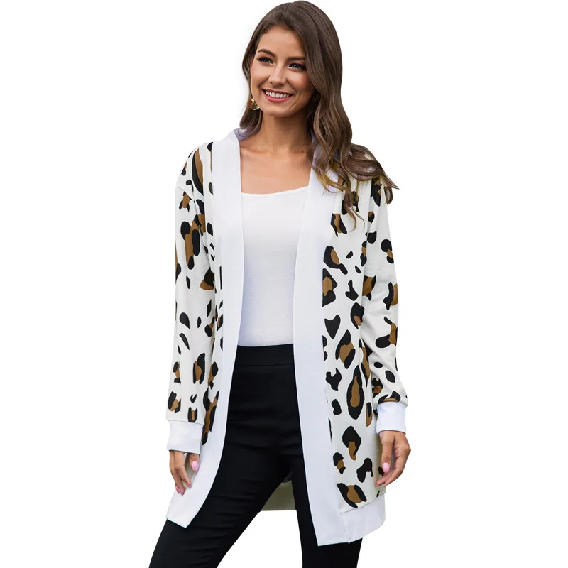 leopard print cardigan ally