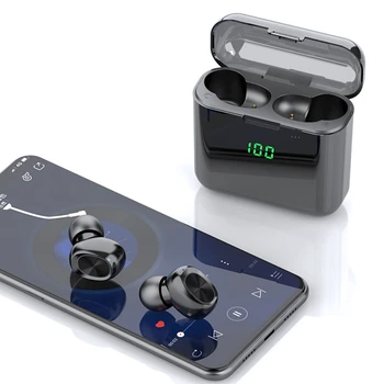 

TWS Bluetooth 5.0 Headset Earphone Wireless Headphone Noise Reduction Stereo Earbuds for iPhone Xiaomi