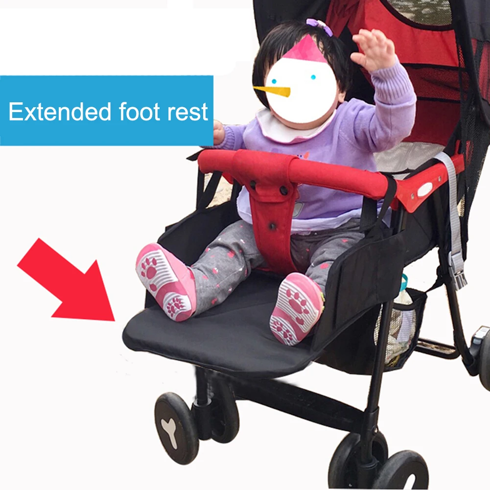 stroller footrest extension