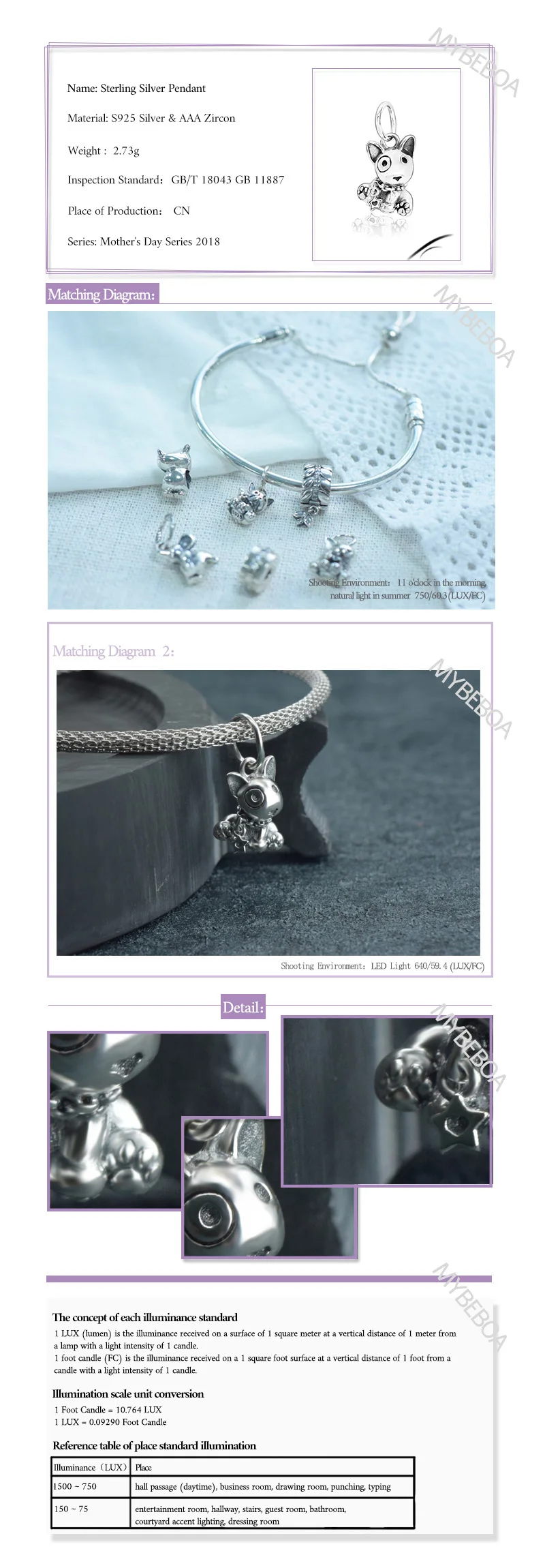 925 Sterling Silver Beads Sweet Cat,Bulldog, Bull Terrier,Labrador Puppy Charms fit Original Pandora Bracelets Women DIY Jewelry
