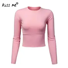 Обтягивающие стильные рубашки с длинным рукавом для йоги, тренажерного зала, фитнеса, тренировок, женская спортивная одежда, уличный спортивный костюм для бега, энергетический костюм