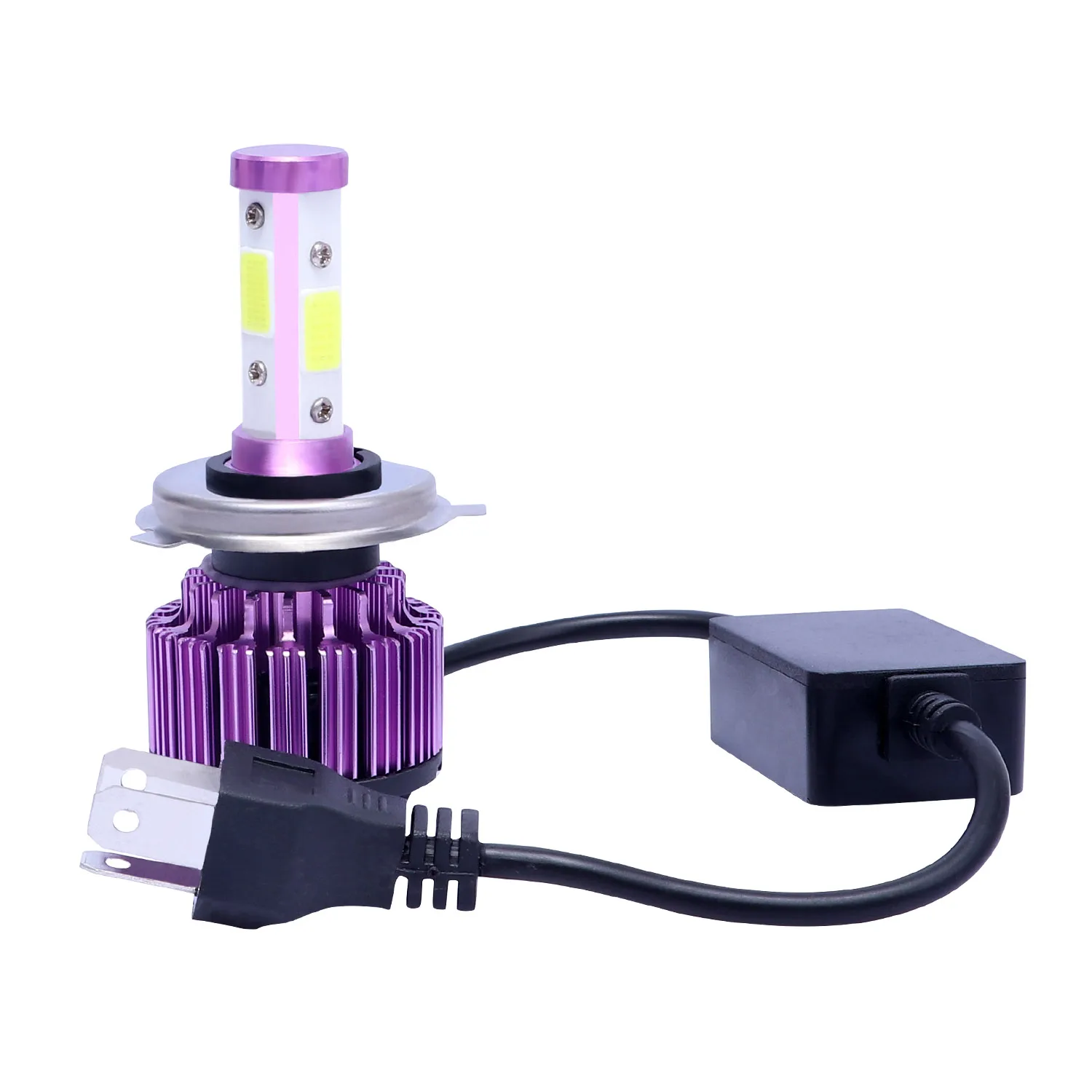 4 Sides H4/hb2/9003 LED Headlight Bulb H11 H4 HB3 9005 HB4 9006 H13 H11 H8 9004 9007 LED Bulb Canbus 100W 16000LM 6000K 12V 24v