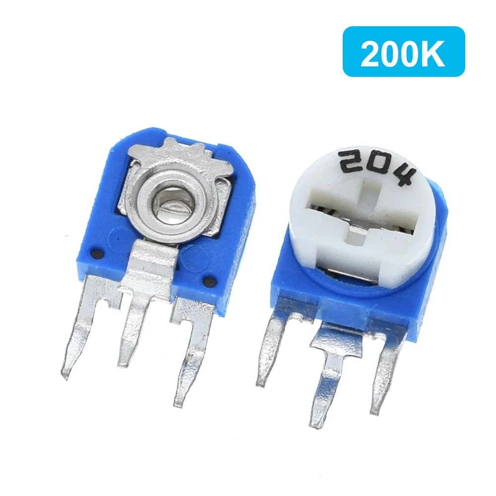 1pc Rm063 Rm-063 100 200 500 1k 2k 5k 10k 20k 50k 100k 200k 500k 1m Ohm Trimpot Trimmer Potentiometer Variable Resistor