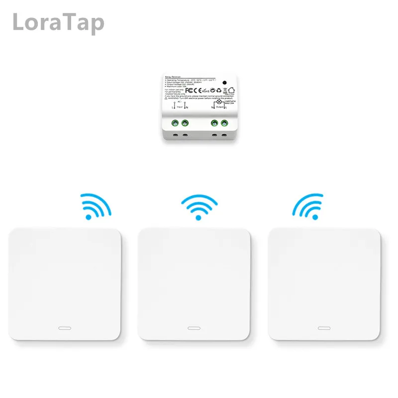 Acheter Interrupteur sans fil interrupteur mural auto alimenté cinétique pas de batterie nécessaire, télécommande d éclairage jusqu à 30 m, pas de fil, facile à installer