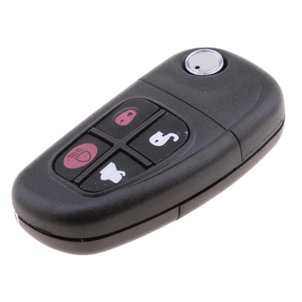

Car 4-Button Remote Key Fob 433Mhz 4D60 Chip For Jaguar XJ XJR X S Type