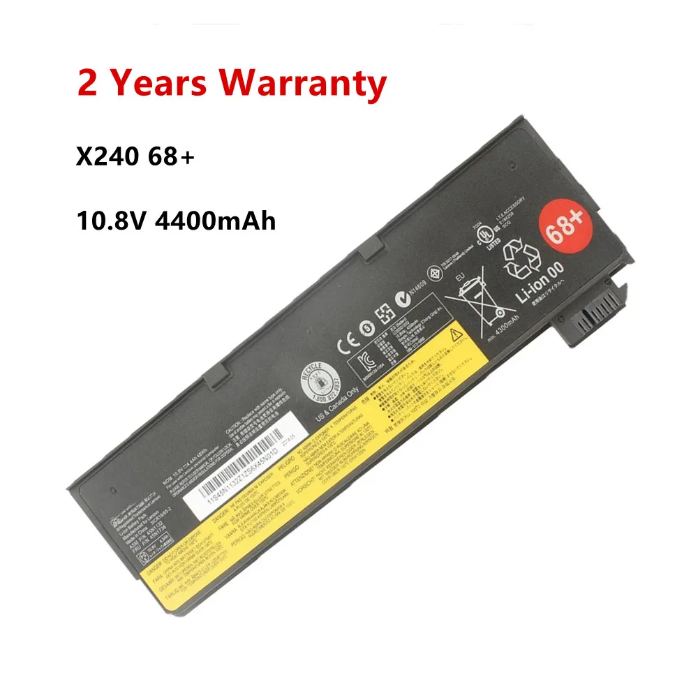 

ZNOVAY X240 Laptop Battery for lenovo ThinkPad T440 T440S X240 X240S S440 S540 X250 45N1132 45N1124 45N1130 10.8V 48WH