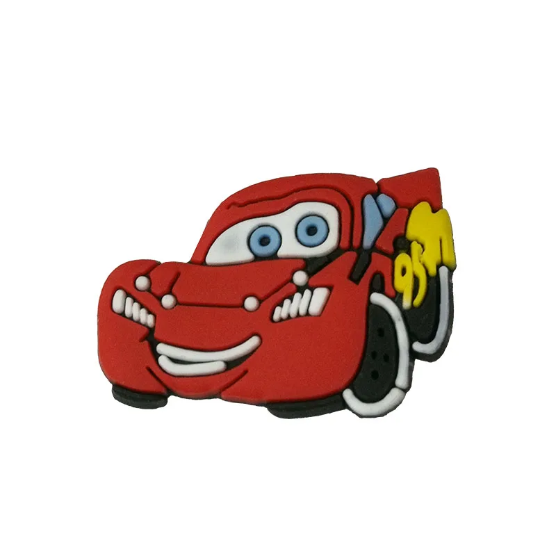 Один 1 шт. игрушечный автомобиль Горячая рисунки из мультфильма ПВХ подвески для обуви аксессуары для обуви обувь украшение для Croc jibz Детские вечерние подарок на Рождество - Цвет: 032-15