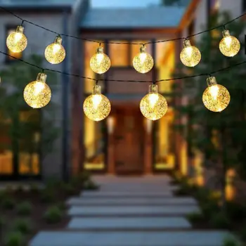 

Outdoor Solar Powered 30 LED String Light Garden Patio Yard Landscape Lamp Party Dance Night Christamas Warm White LED Lighting