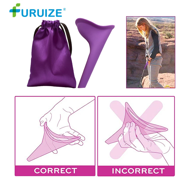 

Furuize Travel Toilet Female suit Outdoor Urination Toilet Female Travel Urination Toilet Stand Up&Pee Female Urine Toilet
