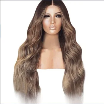 

LANLAN Princess Magic Cosplay Forest series Gradient Long curly hair Wig Giving hair net Synthetic Wigs