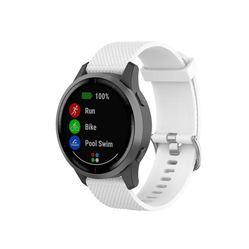 22 мм 20 мм спортивный силиконовый ремешок на запястье ремешок для Garmin Vivoactive 4 3 Smart Watch Band съемные ремни для Vivoactive 3 4 аксессуара