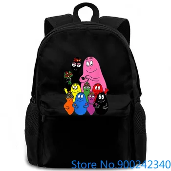 

CafePress Barbapapa Family , White Printed Pure women men backpack laptop travel school adult student