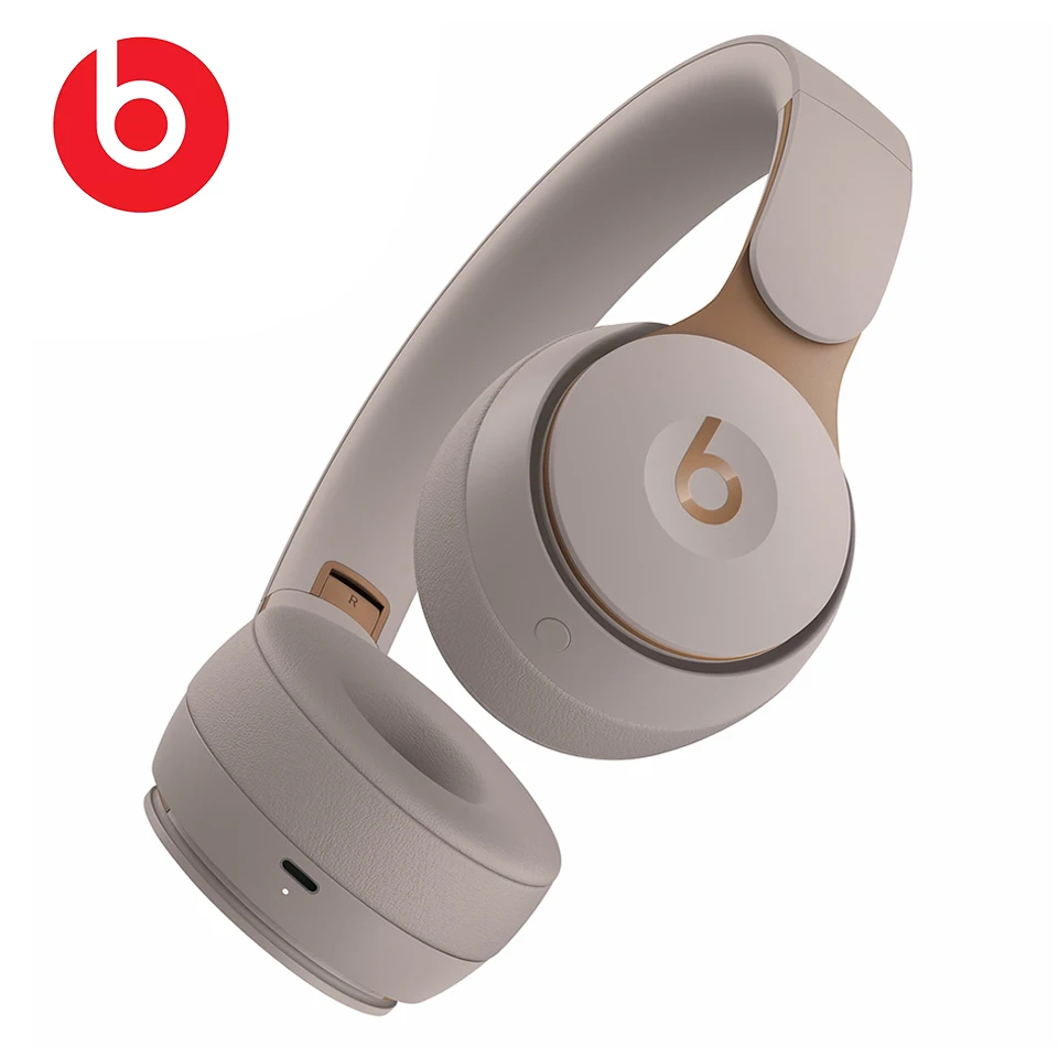 Beats Solo Pro Wireless Bluetooth Noise Cancelling Headphones Portable Gaming Sport ANC Headset Foldable Earphone Handsfree Mic