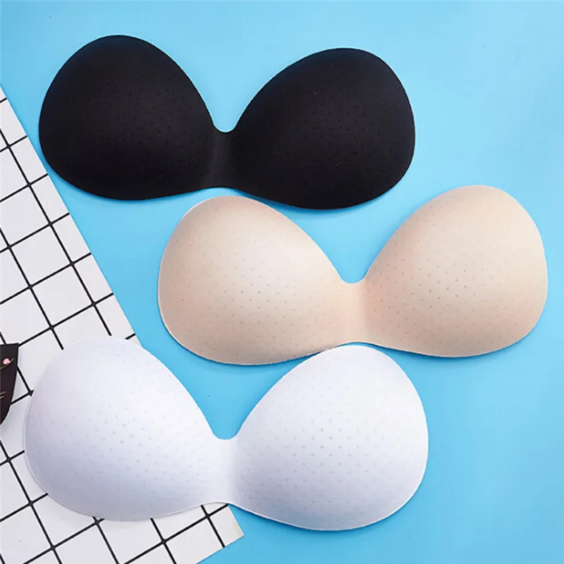 Women Foam Top Push Up Bra Pads Insert Breast Enhancer For Bikini Pad Swimwear