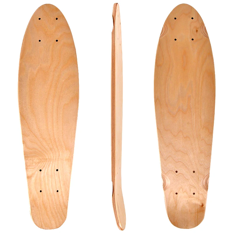 22inch Blank Skateboard Deck Natural 55.5x15cm Maple Banana Sliding