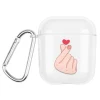 10 Bluetooth чехол для наушников Apple Airpods 2 1 жесткий прозрачный защитный чехол коробка красочный узор протектор для наушников сумки - Цвет: 10